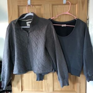 Pullover Cropped Sweaters from UpWest - Bundle of 2, Sz L
